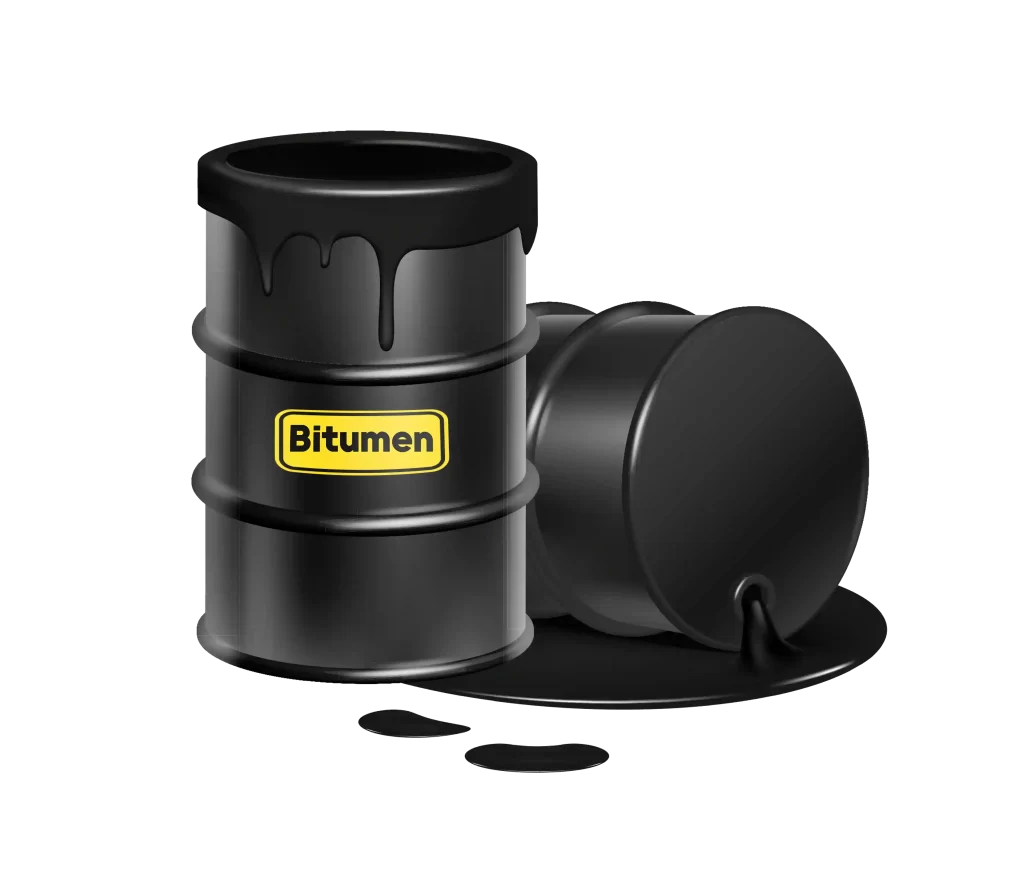 barrels bitumen