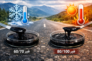 تفاوت قیر 6070 و 80100 در آسفالت