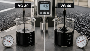 تفاوت قیر VG 30 و VG 40