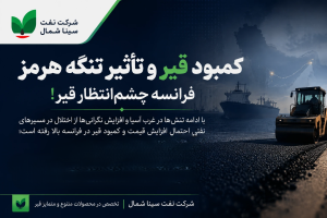 کمبود قیر و تاثیر تنگه هرمز