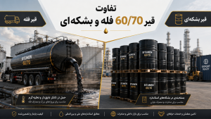 تفاوت قیر 60/70 فله و بشکه‌ای