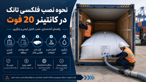 نحوه نصب فلکسی تانک در کانتینر 20 فوت