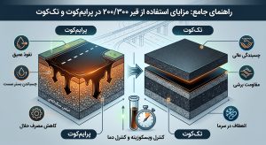 مزایای استفاده از قیر ۲۰۰/۳۰۰ در پرایم‌کوت و تک‌کوت