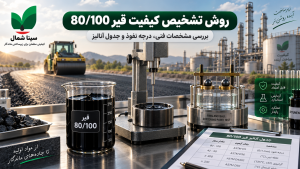 روش تشخیص کیفیت قیر 80/100 | بررسی آزمایشها و جدول آنالیز